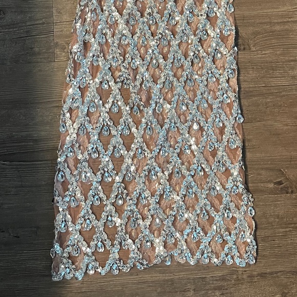 Rhinestone Maternity Dress for Sale. Can wear at as a regular dress or maternity - Picture 2 of 10